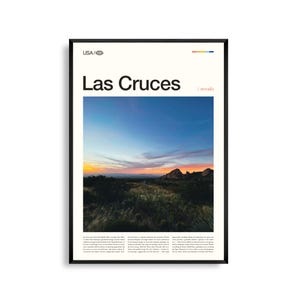Las Cruces New Mexico kunst aan de muur, woestijn berglandschap print, Las Cruces poster, schilderachtige zuidwesten fotografie, Mesilla Valley decor