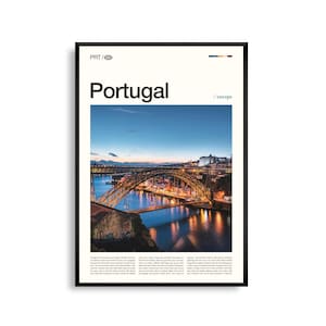 Impression du Portugal Europe, art mural Portugal, affiche du Portugal, photo du Portugal, vues côtières, villes historiques, Algarve, Lisbonne, décoration panoramique