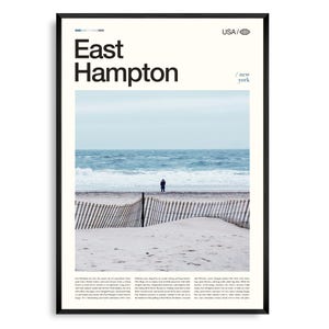 Impresión de East Hampton (Nueva York), Arte mural de East Hampton, Póster de East Hampton, Foto de East Hampton, Playa Principal, Reserva LongHouse