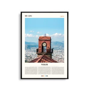 Volos Print Griechenland, Volos Wandkunst, Volos Poster, Volos Foto, Pagasäischer Golf, Pilion, Meer Stadt Dekor