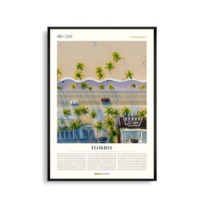 Florida afdrukken Florida, kunst aan de muur Florida, poster Florida, foto Florida, Everglades National Park, Walt Disney World, South Beach, Key West