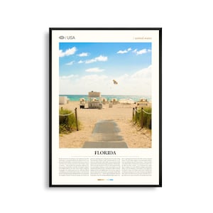 Florida afdrukken Florida, kunst aan de muur Florida, poster Florida, foto Florida, Everglades National Park, Walt Disney World, South Beach, Key West