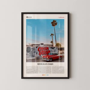 Sherman Oaks Print California, Sherman Oaks Wall Art, Sherman Oaks Poster, Sherman Oaks Photo, Sherman Oaks Galleria, Van Nuys Sherman