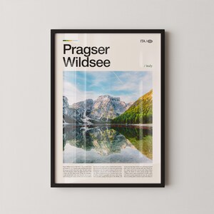 Pragser Wildsee Print, Pragser Wildsee Wall Art, Pragser Wildsee Poster, Pragser Wildsee Photography, Dolomites Alpine Lake, South Tyrol