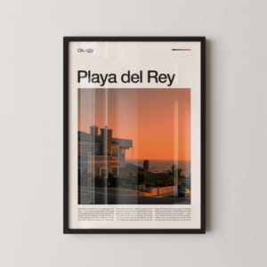 Playa del Rey Print California, Playa del Rey Wall Art, Playa del Rey Poster, Playa del Rey Photo, Dockweiler State Beach, Ballona Wetlands
