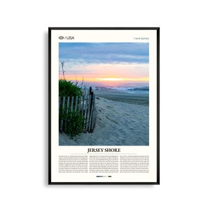 Jersey Shore New Jersey Wand Kunst, Küste Strand Landschaft Druck, Jersey Shore Poster, Malerische Atlantik Fotografie, Dekor am Meer