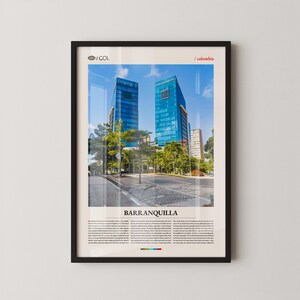 Barranquilla Print, Barranquilla Wall Art, Barranquilla Poster, Barranquilla Photography, Colombian Caribbean Cityscape, Tropical Decor
