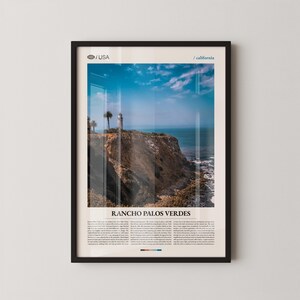 Rancho Palos Verdes Print California, Rancho Palos Verdes Wall Art, Rancho Palos Verdes Poster, Rancho Palos Verdes Photo, Point Vicente