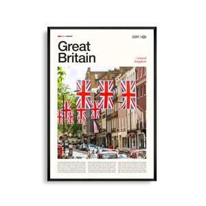 Großbritannien Wandkunst, Landschaft und Stadtbild Druck, Großbritannien Poster, Landschaftsbild des Vereinigten Königreichs Fotografie, britisches Dekor