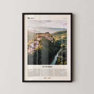 Slovakia Print Europe, Slovakia Wall Art, Slovakia Poster, Slovakia Photo, Tatra Mountains, Castles, Bratislava, Scenic Landscape Decor