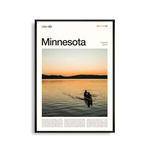 Minnesota Wandkunst, Malerische Seen und Wälder Druck, Minnesota Poster, Natur Landschaft Fotografie, Northwoods Decor