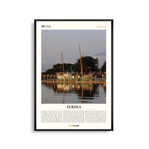 Eureka Print Kalifornien, Eureka Wandkunst, Eureka Poster, Eureka Foto, Eureka Old Town, Carson Mansion, Sequoia Park Forest & Garden