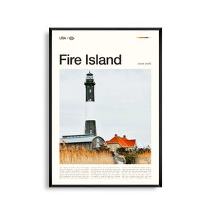 Fire Island Print New York, Feuerinsel Wandkunst, Feuerinsel Poster, Feuerinsel Foto, Sperrinsel Dekor, Küstenlandschaft Szene