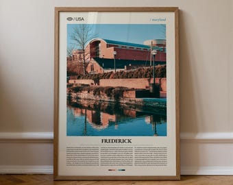 Frederick Maryland Print, Historic Downtown Photography, Mid-Atlantic Wall Art