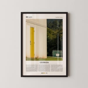 Georgia Wall Art, Southern Landscape Print, Georgia Poster, Scenic Nature and City Photography, Deep South Decor