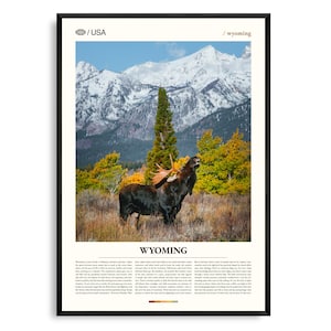 Wyoming Print, Wyoming Wandkunst, Wyoming Poster, Wyoming Foto, Western Landschaft, Grand Tetons, offene Ebenen, rustikale Natur Dekor