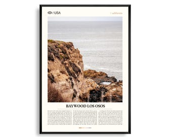 Baywood-Los Osos Impresión California, Baywood-Los Osos Wall Art, Cartel de Baywood-Los Osos, Foto de Baywood-Los Osos, Montana de Oro