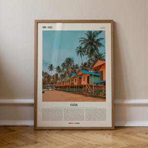Goa India Print, Coastal Sunset, South Asia Photography