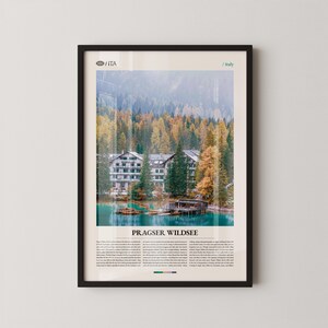 Pragser Wildsee Print, Pragser Wildsee Wall Art, Pragser Wildsee Poster, Pragser Wildsee Photography, Dolomites Alpine Lake, South Tyrol