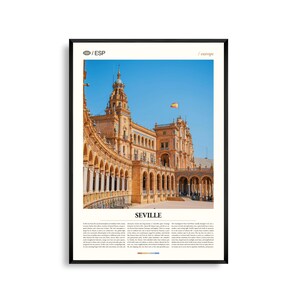 Spanien Wand Kunst, Historische Stadtansicht und Architektur Poster, Andalusien Fotografie, Südspanien Poster