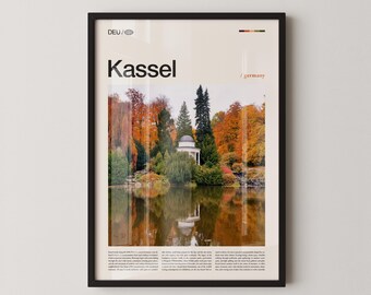 Kassel Germany Print, Bergpark Wilhelmshöhe Photography, European Wall Art