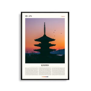 Kyoto Japan Wandkunst, Historischer Tempel und Garten Landschaft Druck, Kyoto Poster, Malerische Japanische Kulturerbe Fotografie, Kulturelle Dekoration