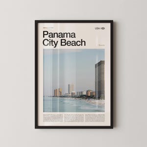 Panama City Beach Print Florida, Panama City Beach Wall Art, Panama City Beach Poster, Panama City Beach Photo, Pier Park, St. Andrews