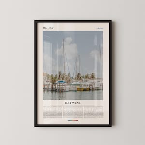 Key West Print Florida, Key West Wall Art, Key West Poster, Key West Photo, Duval Street, Southernmost Point, Mallory Square