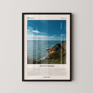Palos Verdes Print California, Palos Verdes Wall Art, Palos Verdes Poster, Palos Verdes Photo, Coastal Cliffs Art, Rancho Palos Verdes