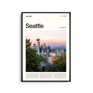 Etwas ganz Besonderes.Seattle Wand Kunst,Seattle Stadtbild,Seattle Wand Kunst,Seattle Poster,Puget Sound Dekor,Stadtlandschaft Fotografie