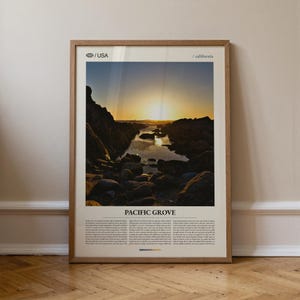 Pacific Grove California Photo Print, Lovers Point Art