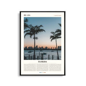 Florida afdrukken Florida, kunst aan de muur Florida, poster Florida, foto Florida, Everglades National Park, Walt Disney World, South Beach, Key West
