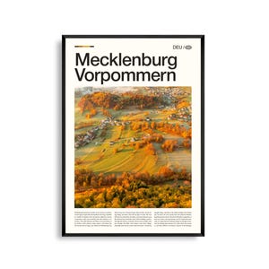 Mecklenburg-Vorpommern Deutschland Wand Kunst, Ostsee Landschaft Fotografie Druck, Malerische Natur Poster, Nordeuropäischen Reise Dekor