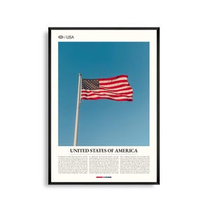 USA Print, USA Wandkunst, Amerika Poster, Landschafts Foto, Dekor statt Dekor, Landschaft, Kontinentale Karte