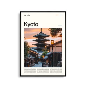 Kyoto Japan Wandkunst, Historischer Tempel und Garten Landschaft Druck, Kyoto Poster, Malerische Japanische Kulturerbe Fotografie, Kulturelle Dekoration