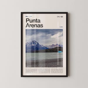 Punta Arenas Print, Punta Arenas Wall Art, Punta Arenas Poster, Chile Landscape Photography, Patagonian Port Decor