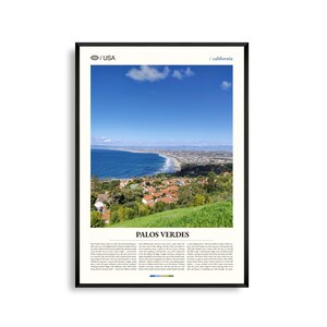 Impression Palos Verdes Californie, art mural Palos Verdes, affiche Palos Verdes, photo Palos Verdes, art des falaises côtières, Rancho Palos Verdes