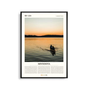 Minnesota Wandkunst, Malerische Seen und Wälder Druck, Minnesota Poster, Natur Landschaft Fotografie, Northwoods Decor