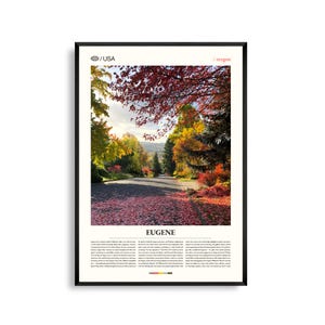 Eugene Oregon Wall Art, Willamette Valley landschap print, Eugene poster, schilderachtige Pacific Northwest fotografie, decor West-Oregon