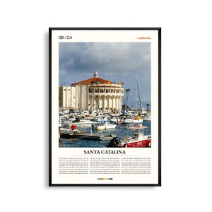 Santa Catalina Print Kalifornien, Santa Catalina Wandkunst, Santa Catalina Poster, Santa Catalina Foto, Avalon Bay, Descanso Beach, Catalina