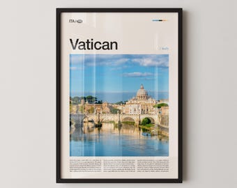 Vatican Print, Vatican Wall Art, Vatican Poster, Vatican Photography, Italian Religious Landmark, Vatican City Decor