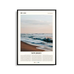 Impressão de Nova Jersey, Arte de Parede de Nova Jersey, Pôster de Garden State, Foto Costeira e Rural, Decoração de Paisagem da Costa Leste