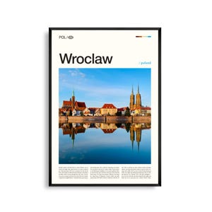 Wroclaw Print, Breslau Wand Kunst, Breslau Poster, Breslau Fotografie, Polnische Stadtansicht, Historische Architektur Dekoration