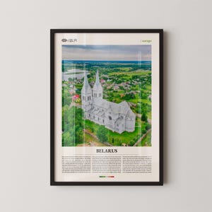 Belarus Wall Art, Eastern European Landscape and Cityscape Print, Belarus Poster, Scenic Countryside and Historic Architecture Photography