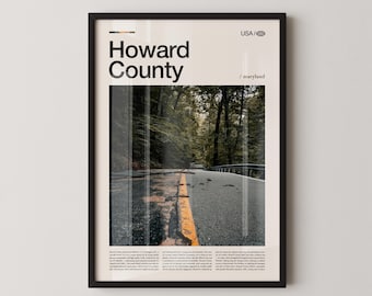 Howard County Maryland Photography Print, Scenic Landscape Wall Art