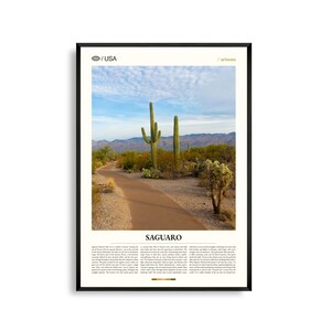 Saguaro National Park Arizona, Saguaro Wandkunst, Wüstenlandschaft Poster, Kaktus Foto, Natur im Südwesten