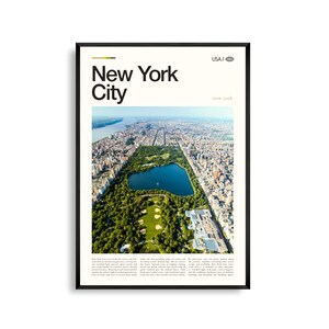 New York City Print USA, NYC Wall Art, Manhattan Poster, New York Foto, Skyline Decor, Stadtlandschaft
