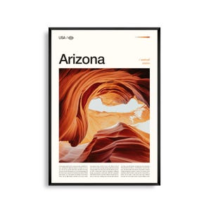Arizona print, woestijn zuidwesten kunst aan de muur, Arizona poster, Arizona foto, Grand Canyon, Monument Valley, Sonorawoestijn, zuidwestenlandschap
