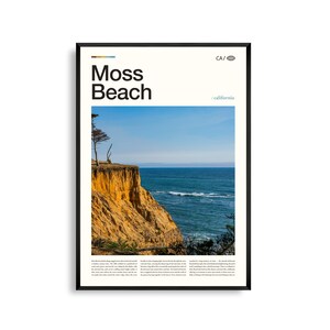 Moos Strand Druck Kalifornien, Moss Beach Wandkunst, Moos Strand Poster, Moos Strand Foto, Half Moon Bay Küste, Fitzgerald Marine Reserve
