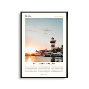 "Hilton Head Island South Carolina Wandkunst, Küstenlandschaft Strandlandschaft, ""Hilton Head"" Posterdruck, Lowlands Fotografie."